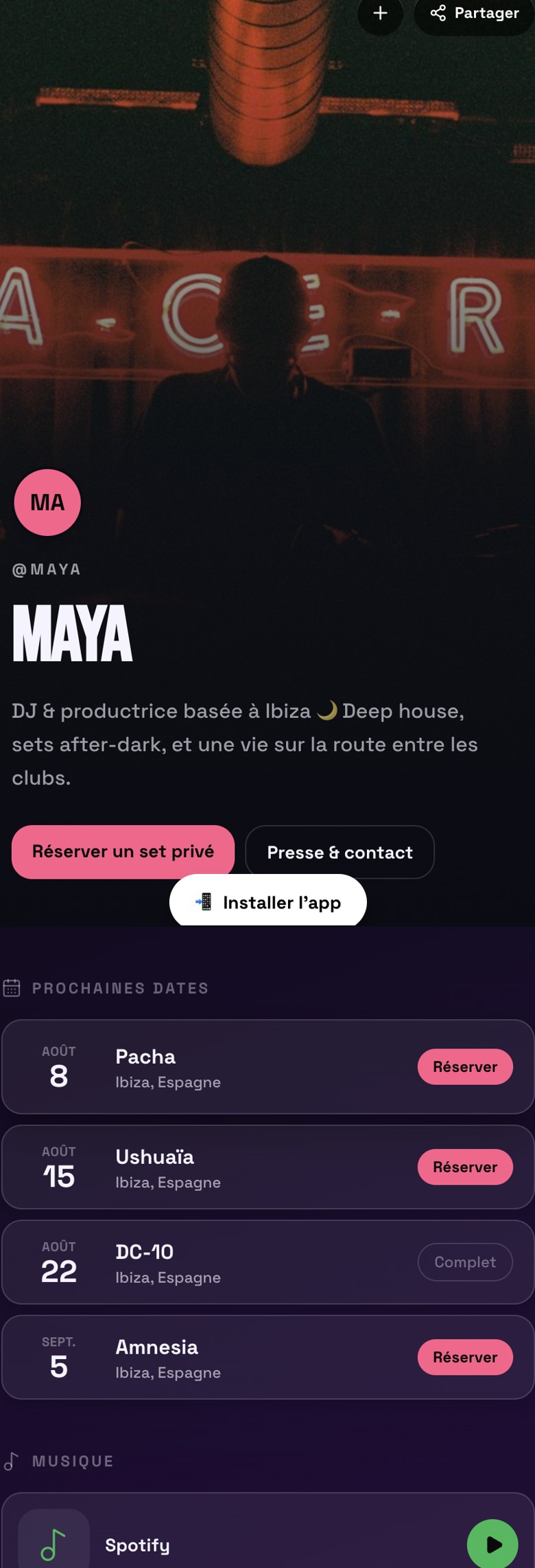 Maya — DJ
